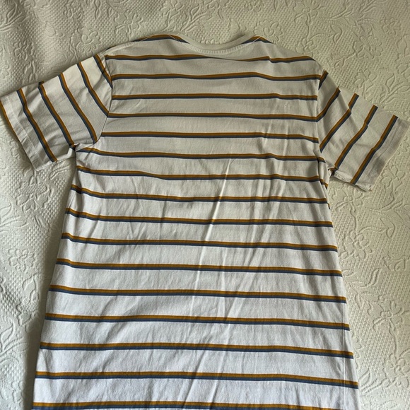 Levi's Men's White and Yellow Striped T-Shirt - Picture 7 of 7